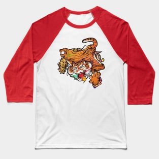 Funny Tiger Baseball T-Shirt